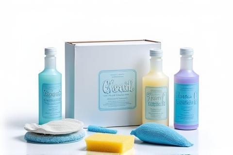 Graphic representing car cleaning and care products